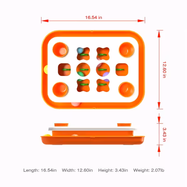 Level 2 Cat Puzzle Toys Slow Feeder Toy Food Dispenser Funny Kitten Balls Stimulation Interactive Game Treat Mental Treasure Box - Image 2